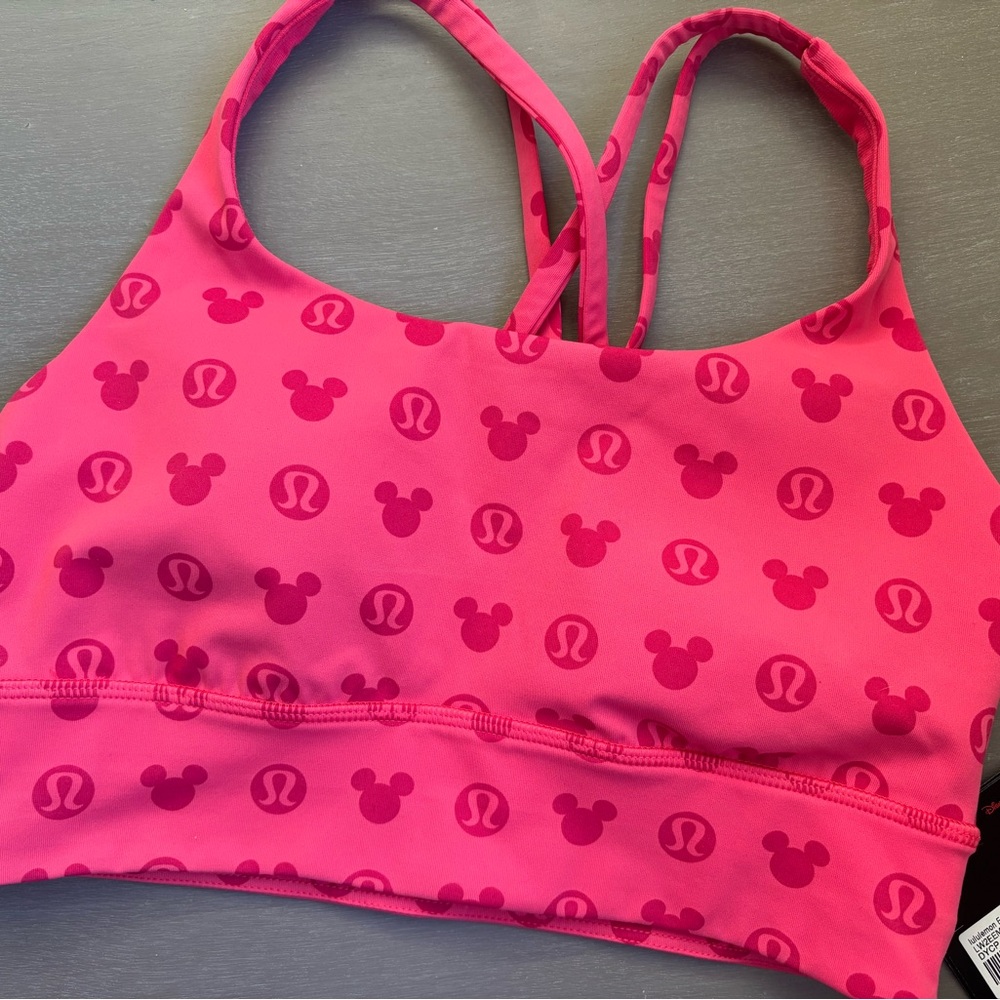 Lululemon Disney Pink Longline Bra